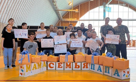 ОО «Алтын жүрек» организовало весёлые старты для особенных детей