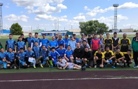 Футбол вернулся  на стадион «Горняк»