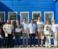 Партийцев-строителей поздравили в преддверии праздника