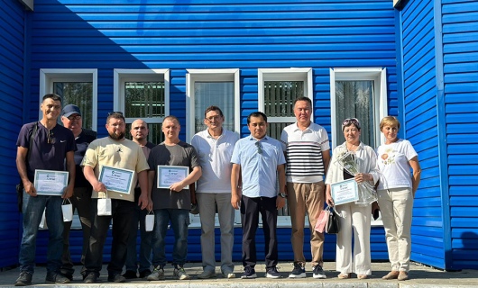 Партийцев-строителей поздравили в преддверии праздника