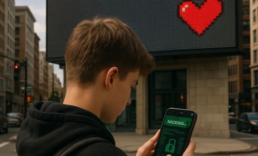 Подросток из Костаная взломал LED экран 