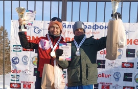 Быстрее ветра, сильнее мороза...Житикаринские атлеты покорили марафон!