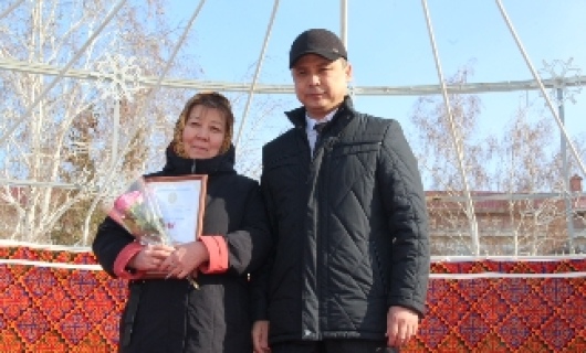 В честь праздника...